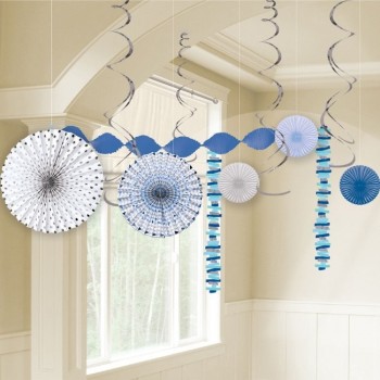 Kit Dec.Azul Abanicos Surt.