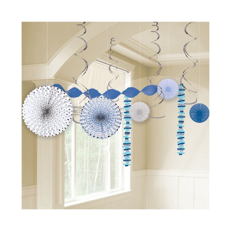 Kit Dec.Azul Abanicos Surt. Kit Dec.Azul Abanicos Surt.