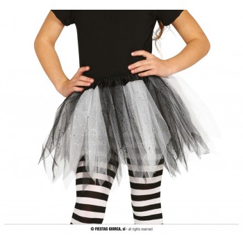 TUTU INF.BRILLO BLANCO Y NEGRO