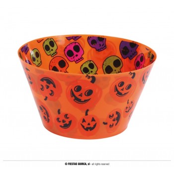 BOL NARANJA C/CALAVERAS 22X13C