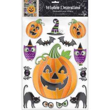 STICKERS HALLOWEEN P/VENTANAS