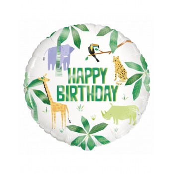 GLOBO 18"HAPPY BDAY SELVA