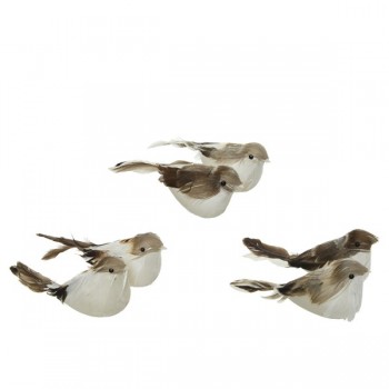 C/2 PAJAROS NATURAL 12CM