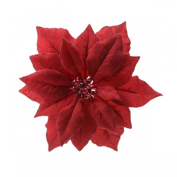 PONSETIA C/CLIP 24CM