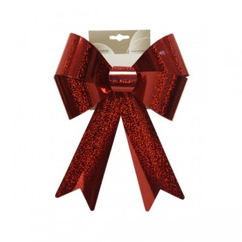 LAZO PLAST.ROJO 50CM IRIDISCEN