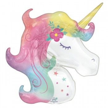 GLOBO CABEZA UNICORNIO ENCANTA
