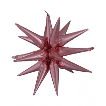 GLOBO ESTRELLA MAGICA ORO ROSA
