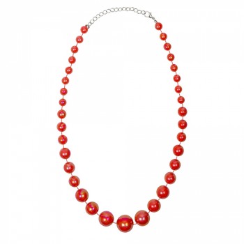 COLLAR CHARLESTON ROJO
