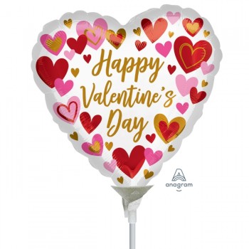 GLOBO PALO CORAZON S.VALENTIN