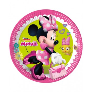 P/8 PLATO 23CM MINNIE ROSA FSC
