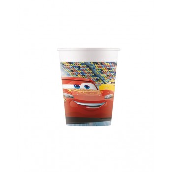 P/8 VASO PAPEL CARS 3