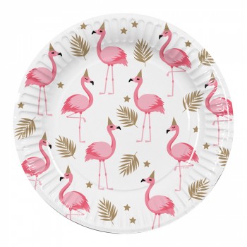 P/10 PLATO 23CM FLAMENCOS
