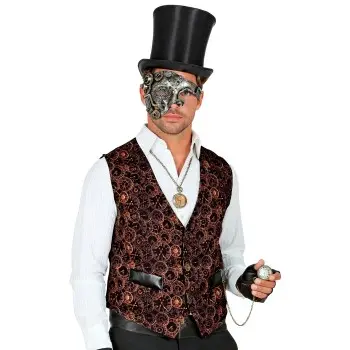 CHALECO STEAMPUNK CHICO T-S/M