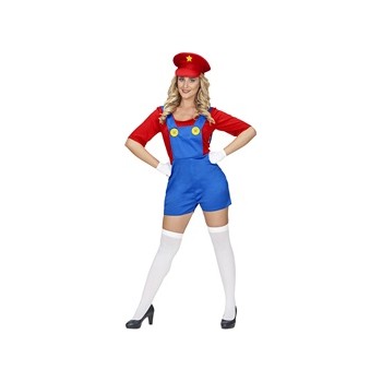 Disf.Super Mario Chica T-S