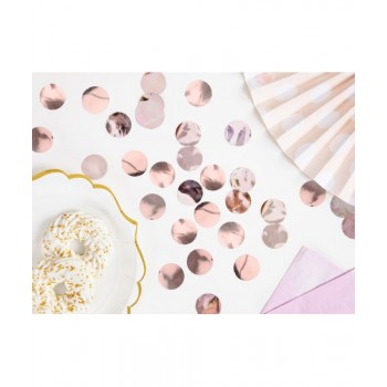 CONFETTI 15GR ORO ROSA