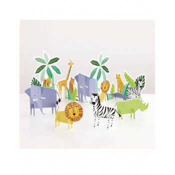 KIT DECORACION MESA SAFARI
