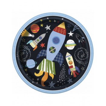 P/8 PLATO 23CM ESPACIO EXTERIO