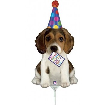 GLOBO PALO CACHORRO HAPPY BDAY