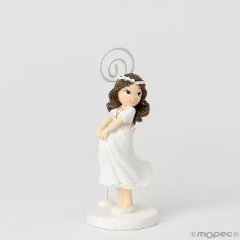 PORTAFOTO NIÑA COMUNION FALDA