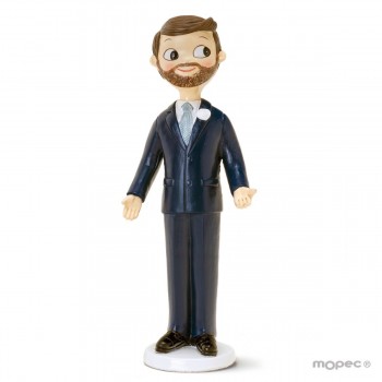 FIGURA NOVIO CON BARBA