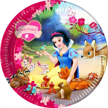 P/8 PLATO 23CM BLANCANIEVES