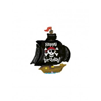 GLOBO BARCO PIRATA 80X87CM