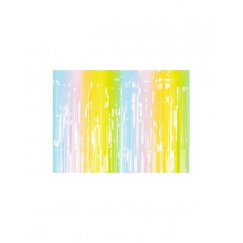 CORTINA ARCOIRIS PASTEL 1X1.95