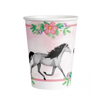 P/8 VASO CABALLOS FLORES