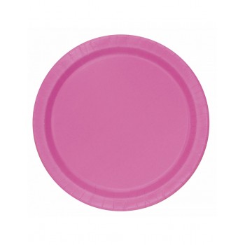 P/8 PLATO 18CM FUCSIA