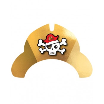P/8 GORRO FIESTA  MAPA PIRATA