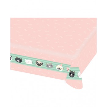 MANTEL PAPEL PERROS Y GATOS