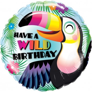 GLOBO 18HAVE A WILD BDAY TUCAN