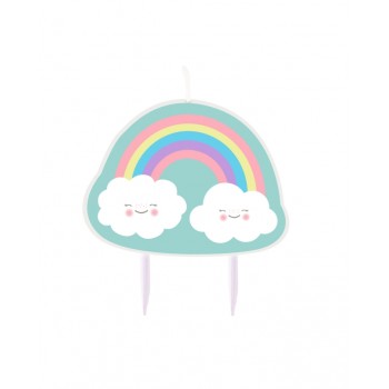 VELA ARCOIRIS Y NUBE