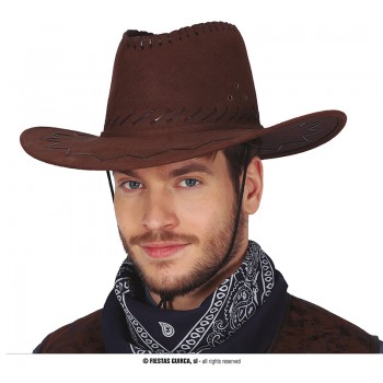 SOMBRERO VAQUERO MARRON