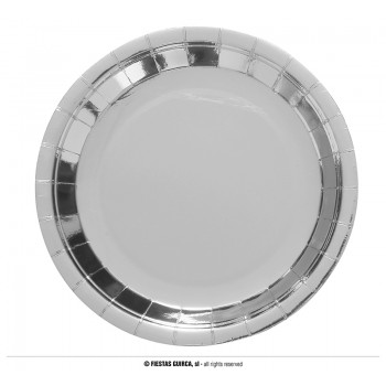 P/6 PLATO 23CM PLATA