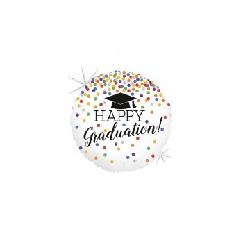 Globo 18"Happy Graduation!