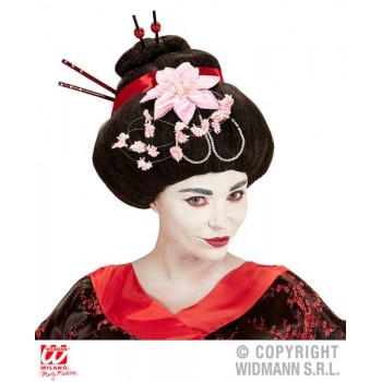 PELUCA GEISHA C/FLORES