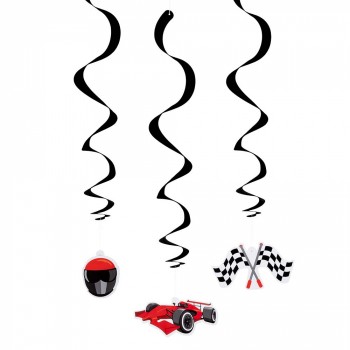 P/3 DECO ESPIRAL COCHE CARRERA