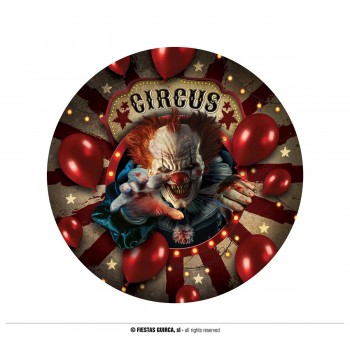 P/6 PLATO PAYASO CIRCUS 23CM