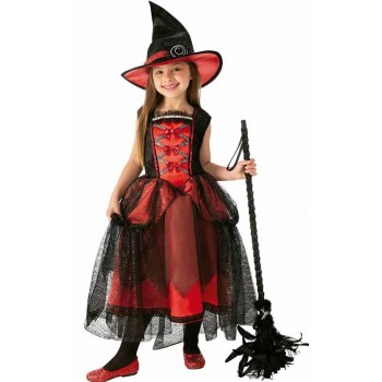 DISF.BRUJA CHIC ROJA 8-10