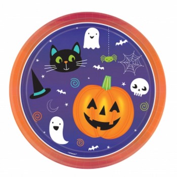 P/8 PLATO 23CM AMIGOS HALLOWEE