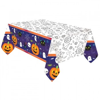 MANTEL PAPEL AMIGOS HALLOWEEN