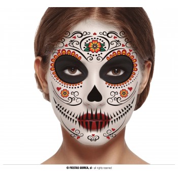 TATUAJE CARA CATRINA