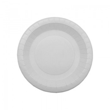 P/50 PLATO 23CM CARTON BLANCO
