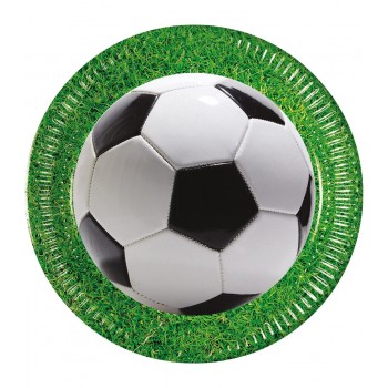 P/8 PLATO 23CM FUTBOL CESPED