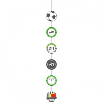P/4 DECO TIRA FUTBOL PARTY