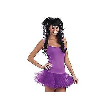 VESTIDO CON CAN CAN VIOLETA