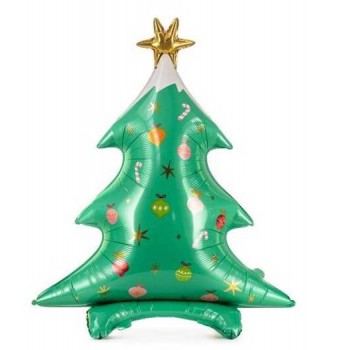 GLOBO ARBOL NAVIDAD C/PIE 94CM
