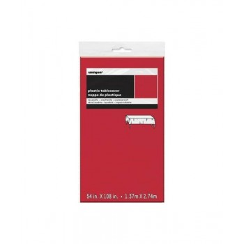 MANTEL ROJO PLAST.1,37X2,13MT