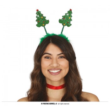 DIADEMA ARBOLES NAVIDAD